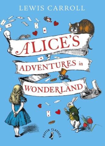 "Alice’s Adventures in Wonderland" by Lewis Carroll, book cover