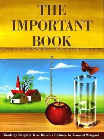 "The Important Book" by Margaret Wise Brown, book cover