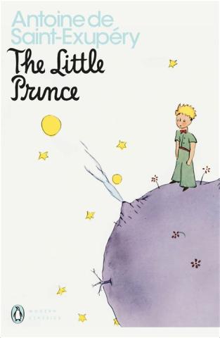 "The Little Prince" by Antoine de Saint-Exupery, book cover