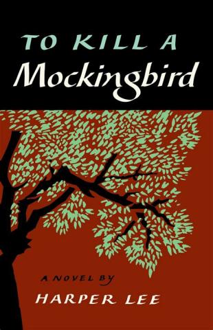“To Kill A Mockingbird” by Harper Lee, book cover